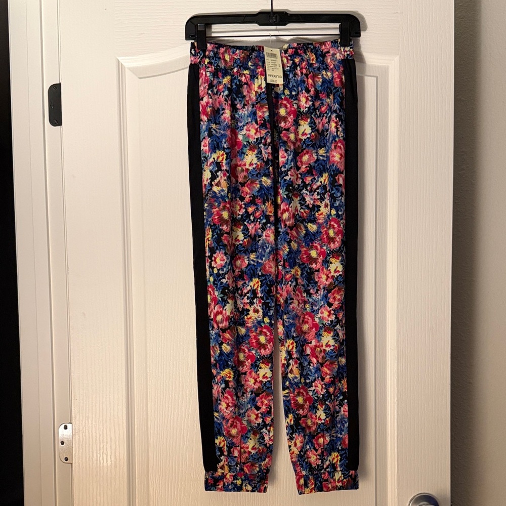Arden B Multicolor Floral Harem Pants